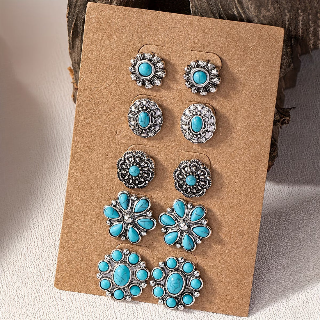 Native: 5 pair spirit earrings