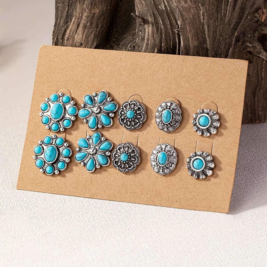Native: 5 pair spirit earrings