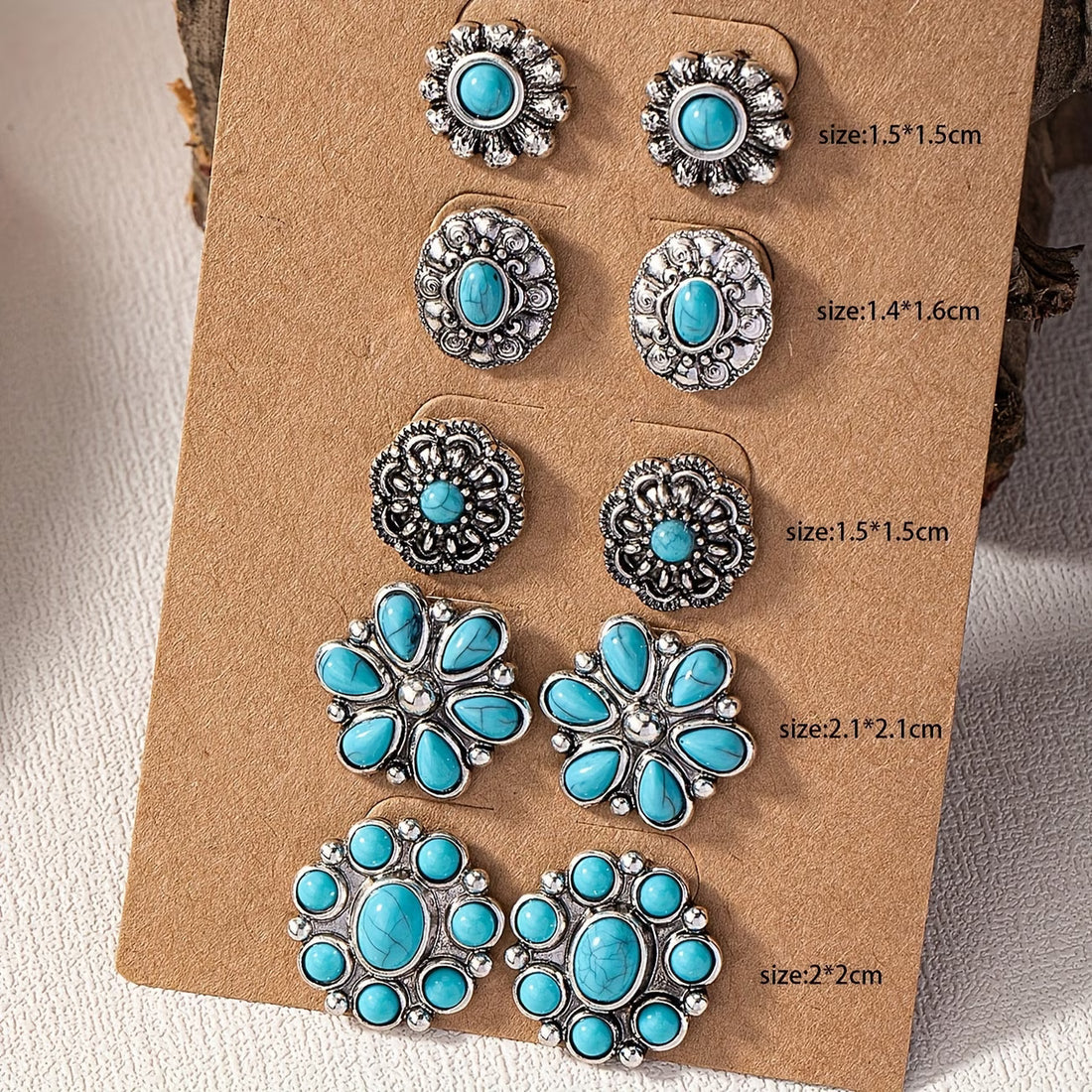 Native: 5 pair spirit earrings